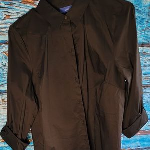 EUC-Black long sleeve shirt Apt9 (Large)